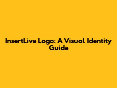 InsertLive Logo: A Visual Identity Guide
