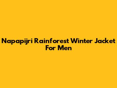 Napapijri Rainforest Winter Jacket For Men