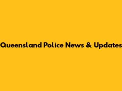 Queensland Police News & Updates